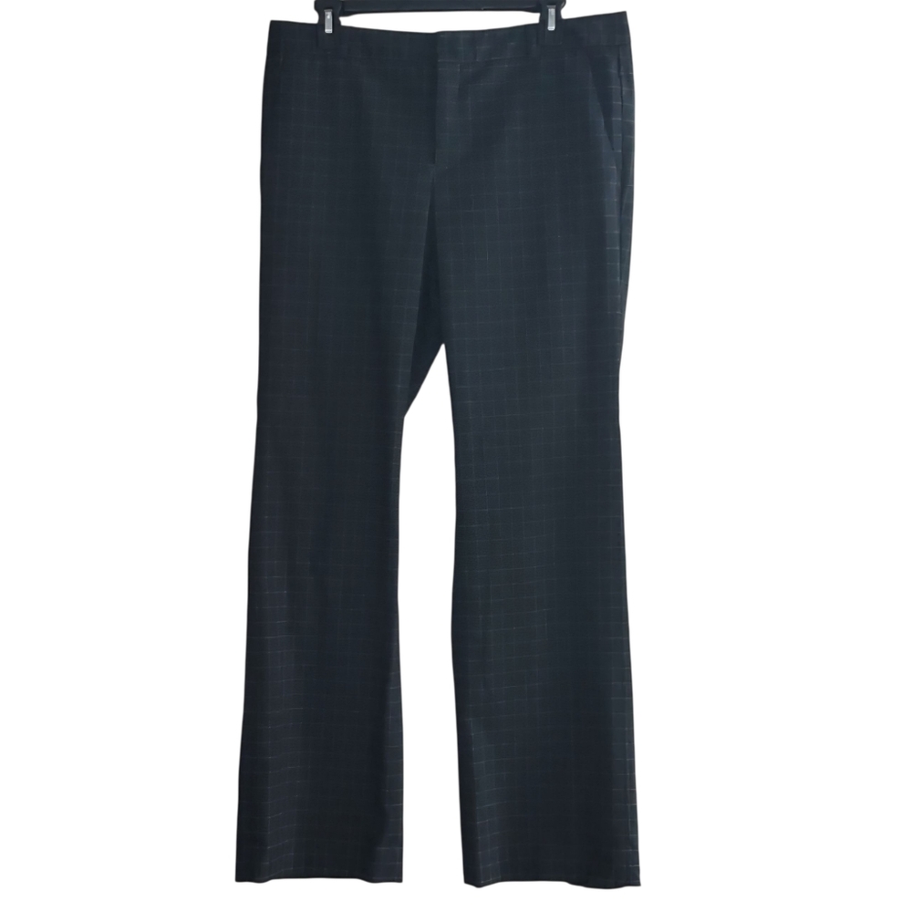 Banana Republic Dark Checkered Trousers